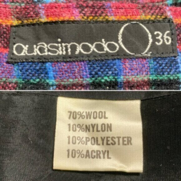 Quasimodo Vintage High Waist Plaid Midi Skirt - Picture 13 of 17